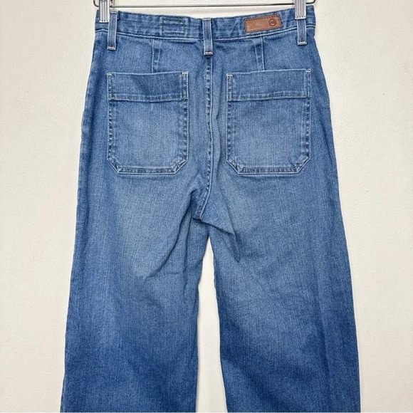 AG Womens 27R Etta Fatigue Button Fly Crop Flare Jeans - Picture 13 of 16